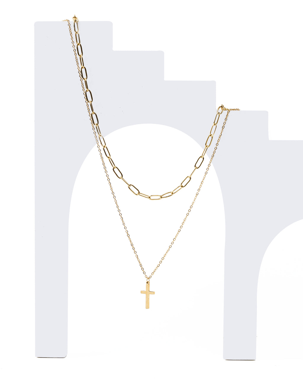 Graceful Cross Necklace