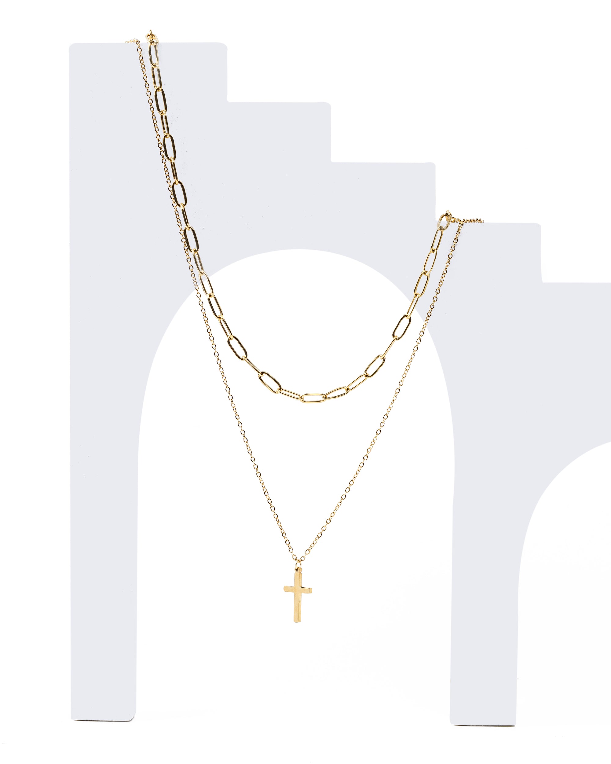 Graceful Cross Necklace