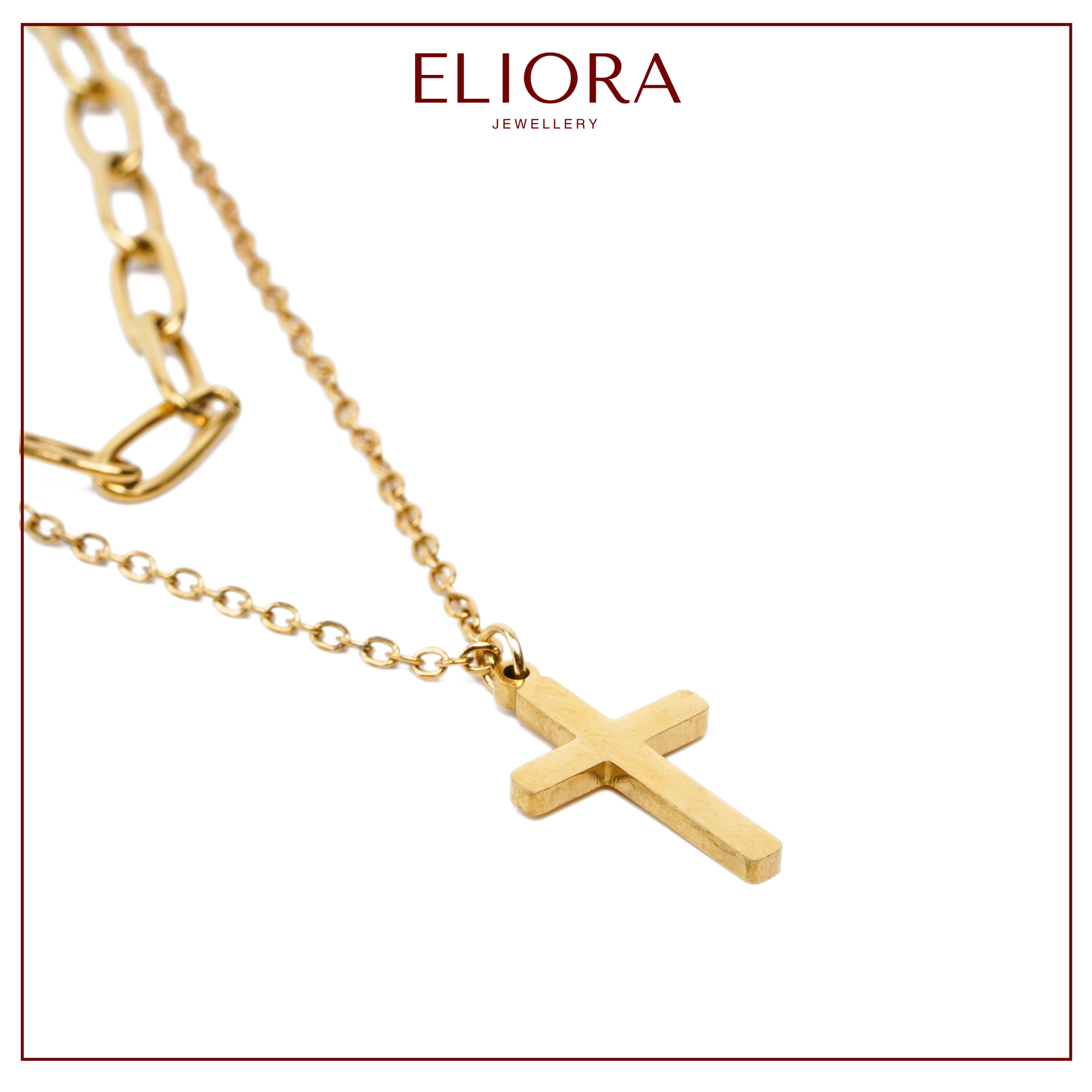 Graceful Cross Necklace