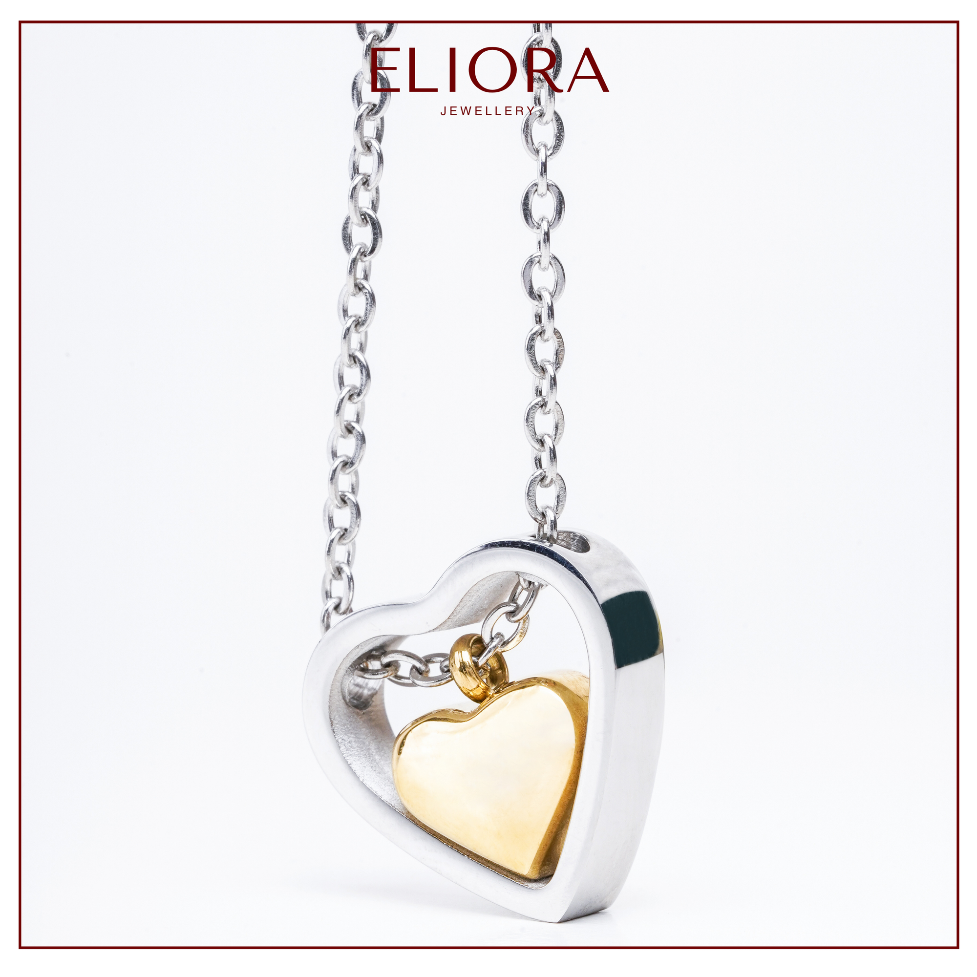 Nested Heart Necklace