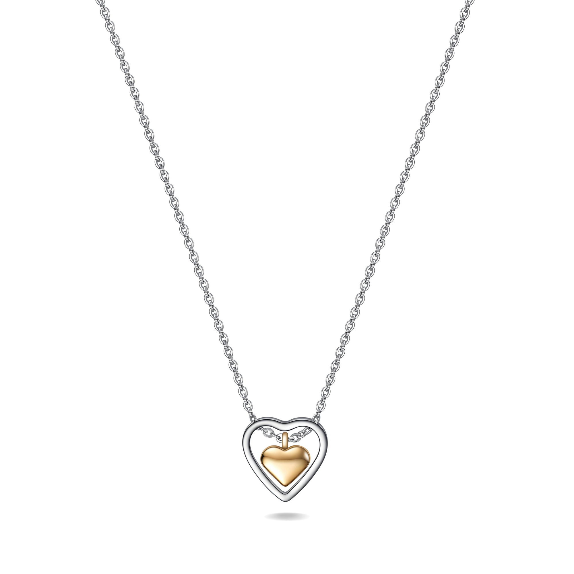 Nested Heart Necklace